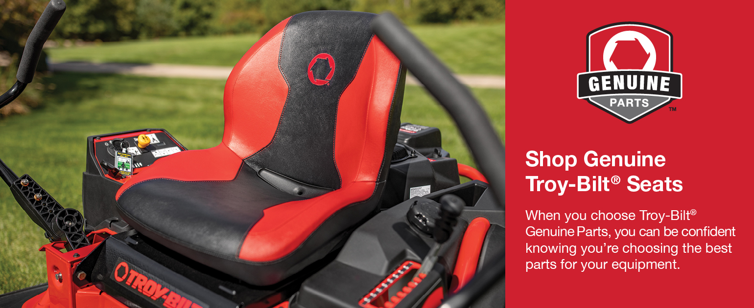 Troy bilt riding lawn mower seat best sale
